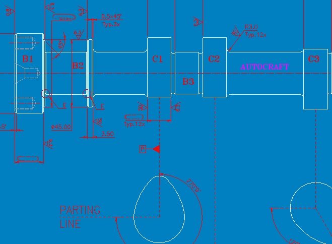 AJP-6 camshaft